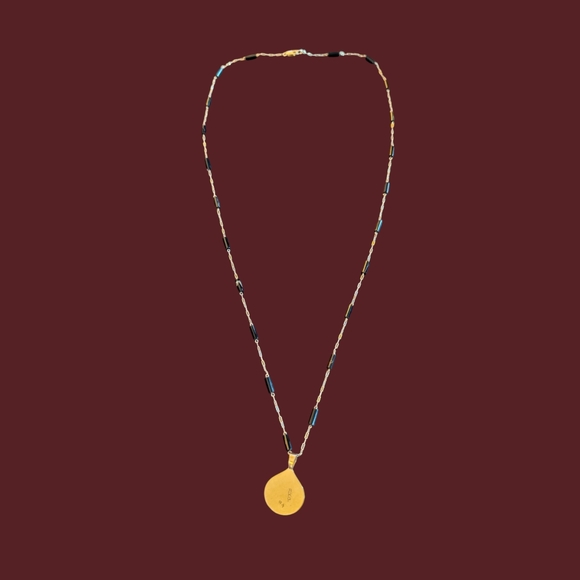 Bernard K. Passman #4 18K Black Coral Seashell Pendant 14K Chain Replaced Clasp - Picture 12 of 13